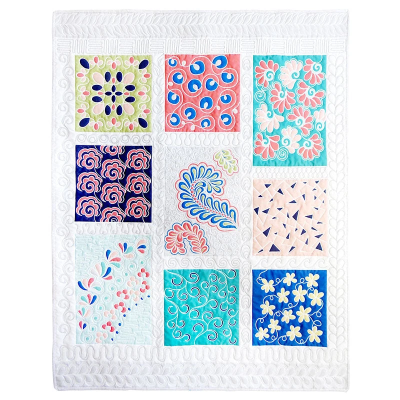 Skillbuilder Filler Finesse Free Motion Quilting Panel 1 Skillbuilder Filler Finesse Free Motion Quilting Panel