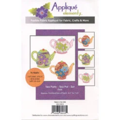 Tea Party Tea Pots Fusible Appliqué Shapes -Clover Outlet Store tea party tea pots fusible appliqu shapes 45285364331 urban elementz 1704fc