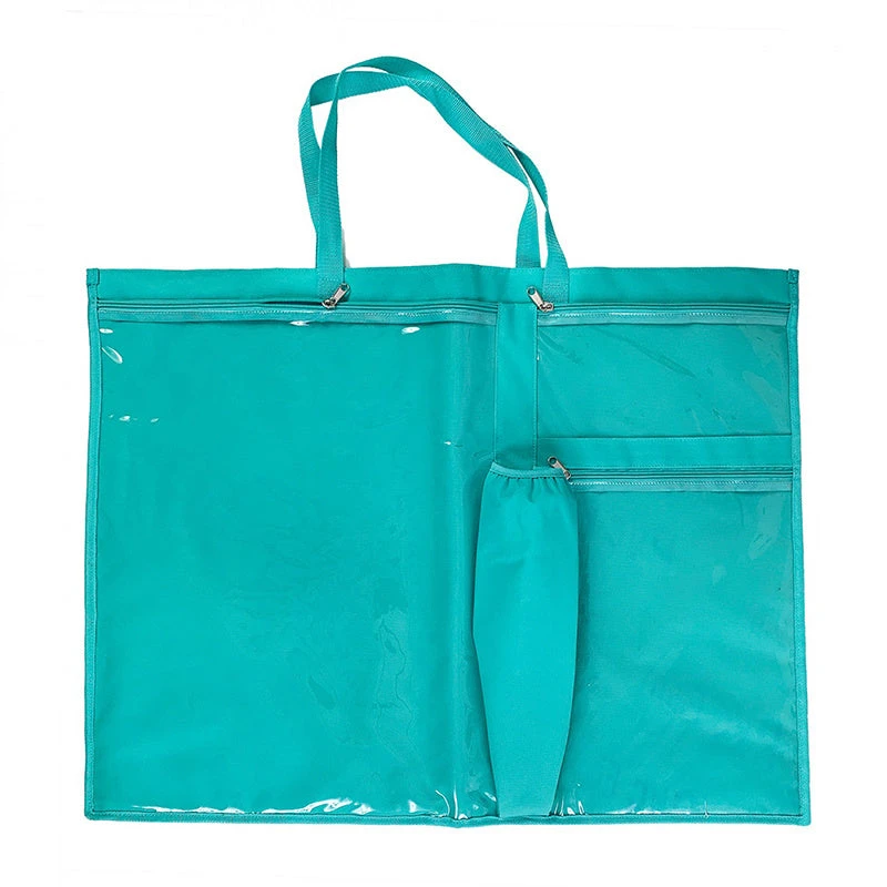 ToteOlogy Teal Tote Bag 2 ToteOlogy Teal Tote Bag - Image 2