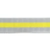 Tula Pink 1 1/2" Webbing - Grey And Neon Yellow