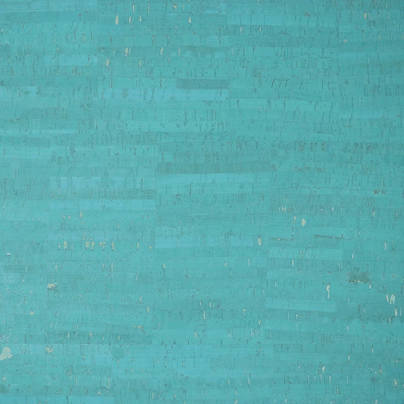 Turquoise Rustic Cork Fabric - 1/2 Yard Cut - Image 2