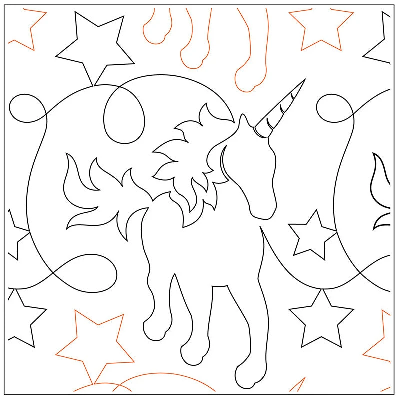 Urban Elementz Pantograph - Unicorns And Glitters