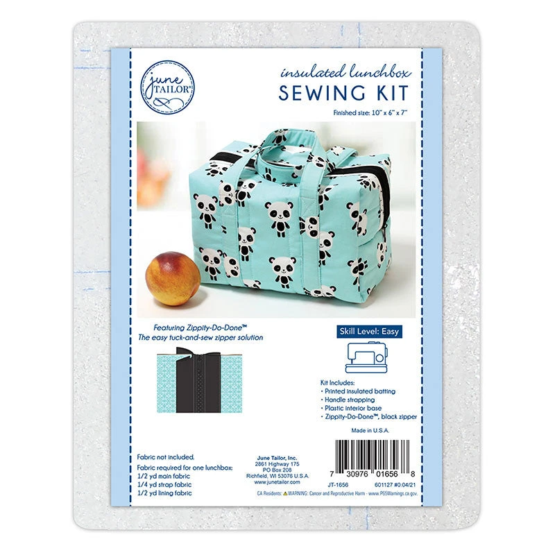 Zippity-Do-Done™ Insulated Lunchbox Tote - Black Zipper - Image 3